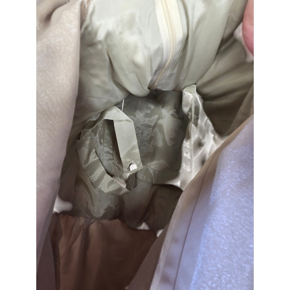 Bob Mackie Isaacson's Atlanta Dress Size 10 Beige Cocktail Party Beaded Sequined - Picture 10 of 11